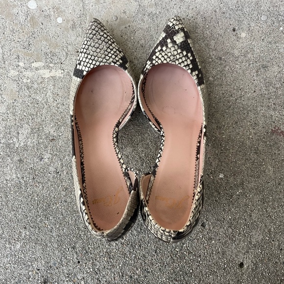 J Crew Lucie pumps in snake-embossed leather - Picture 2 of 4